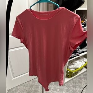Abercrombie Seamless Matte Pink Bodysuit